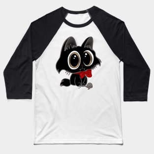 Cute hunter black kitty Baseball T-Shirt